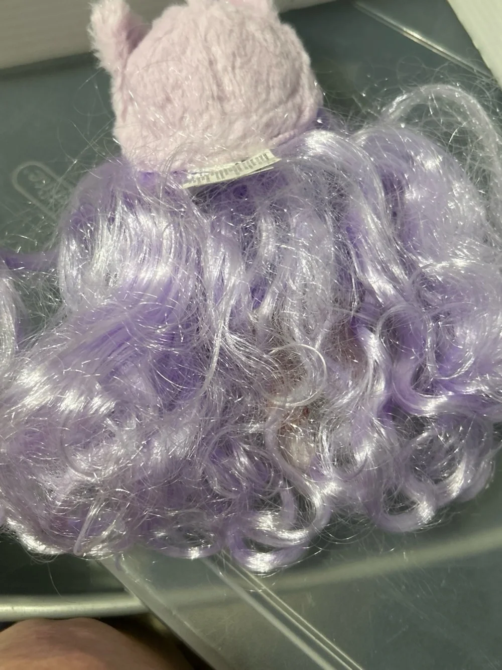 Plush-Accessory Fashion Doll Set - Purple & Yellow